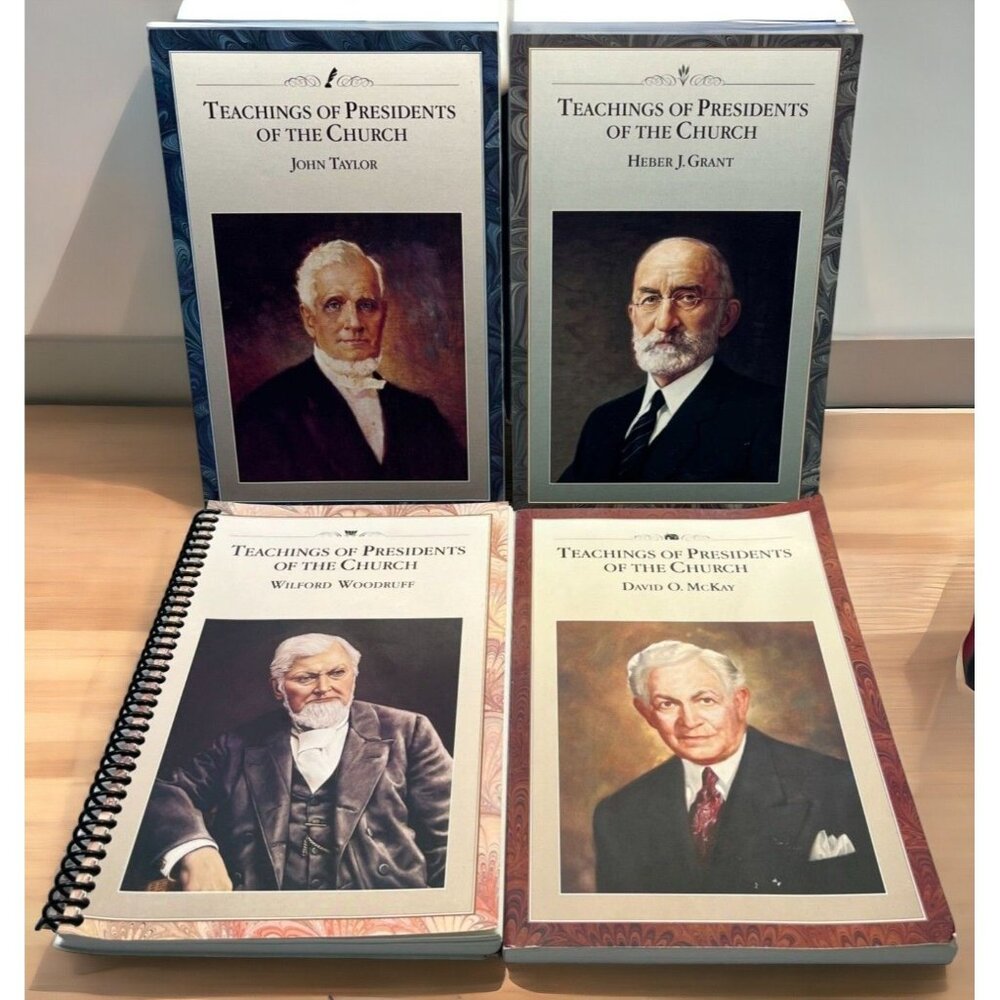 Teachings of Presidents of the Church LDS Mormon Books Lot Woodruff Grant Taylor